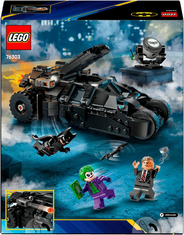 LEGO® Batman™ Tumbler vs. Two-Face™ & The Joker™ (76303), LEGO Super Heroes Konstruktionsspielsteine, (429 St), Made in Europe