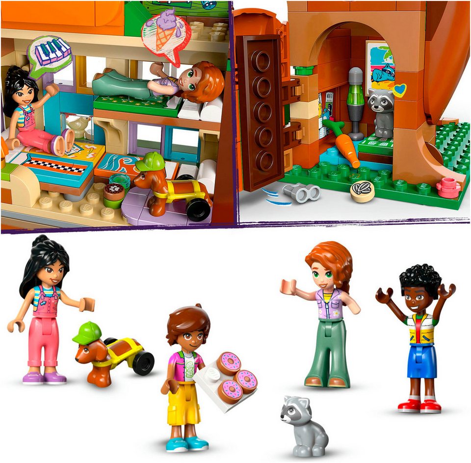 LEGO® Baumhaus (42652), LEGO Friends Konstruktionsspielsteine, (701 St), Made in Europe