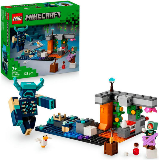 LEGO® Begegnung mit dem Wächter (21274), LEGO Minecraft Konstruktionsspielsteine, (238 St), Made in Europe