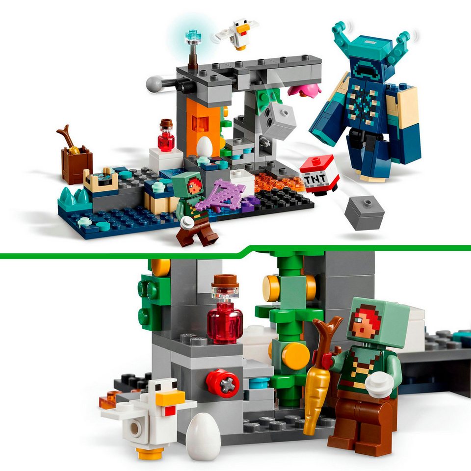 LEGO® Begegnung mit dem Wächter (21274), LEGO Minecraft Konstruktionsspielsteine, (238 St), Made in Europe
