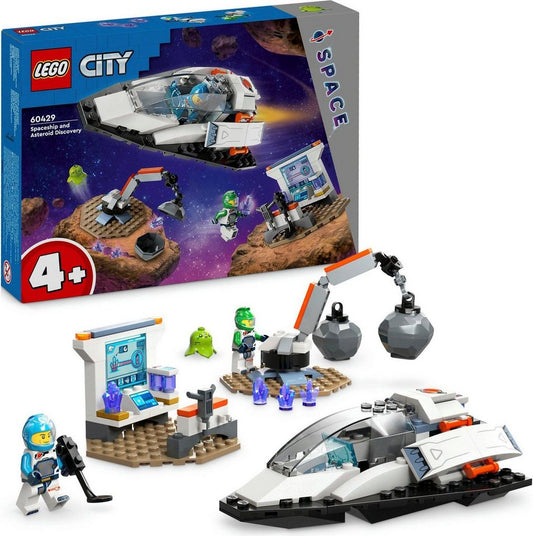 LEGO® Bergung eines Asteroiden im Weltall (60429), LEGO City Konstruktionsspielsteine, (126 St), Made in Europe