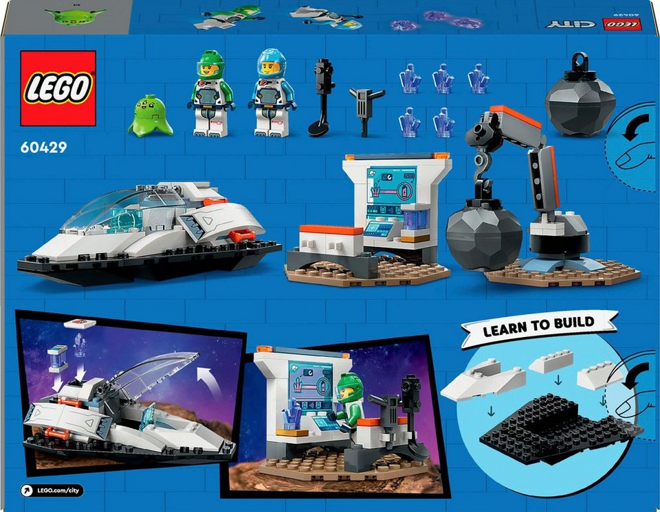 LEGO® Bergung eines Asteroiden im Weltall (60429), LEGO City Konstruktionsspielsteine, (126 St), Made in Europe