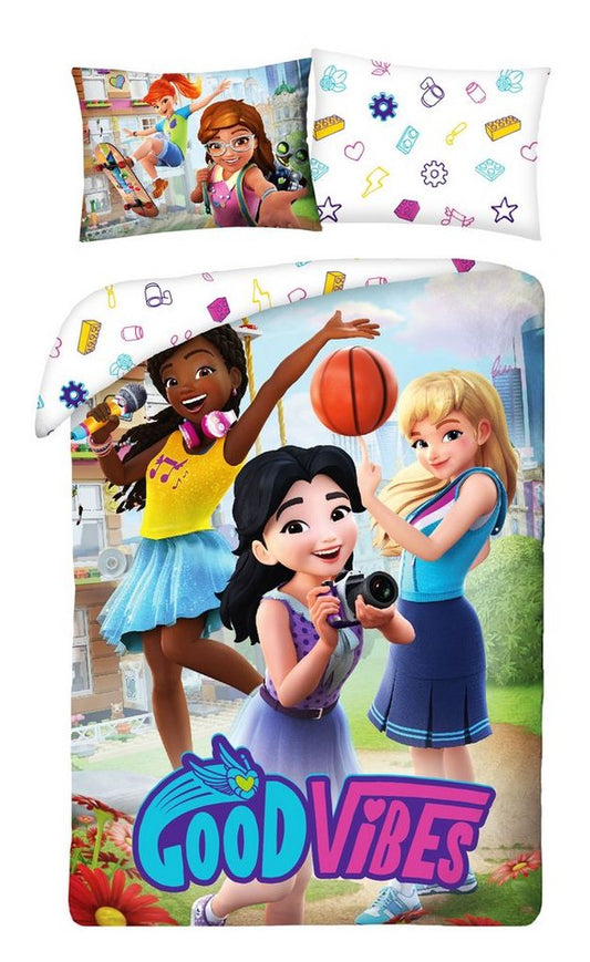 LEGO® Bettwäsche Lego Friends Kinderbettwäsche 140x200 cm