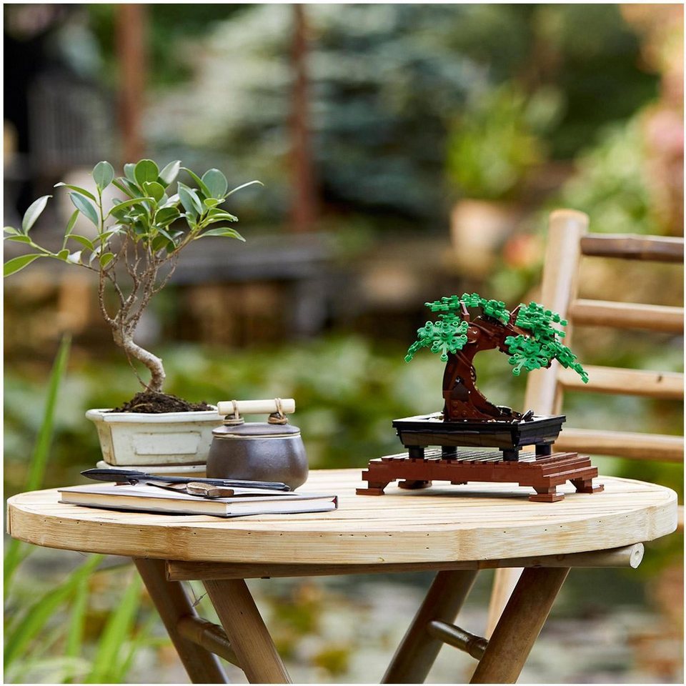 LEGO® Bonsai Baum (10281), Lego Botanicals Konstruktionsspielsteine, (878 St), Made in Europe