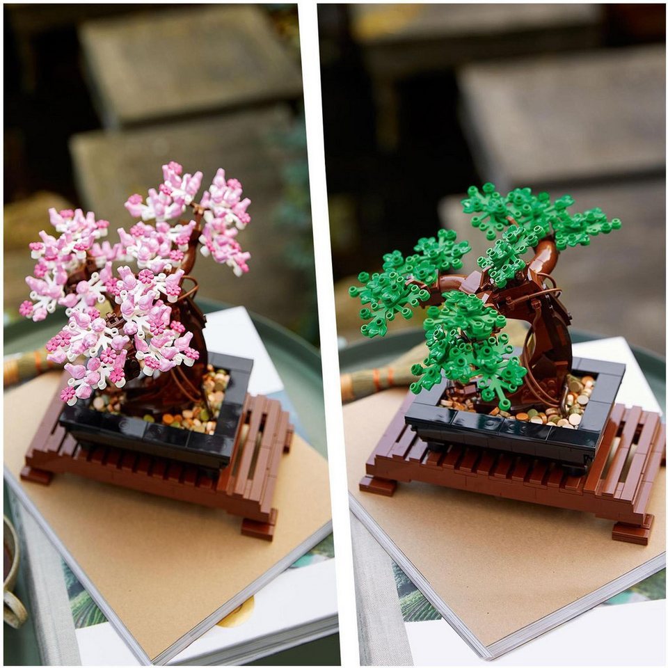 LEGO® Bonsai Baum (10281), Lego Botanicals Konstruktionsspielsteine, (878 St), Made in Europe