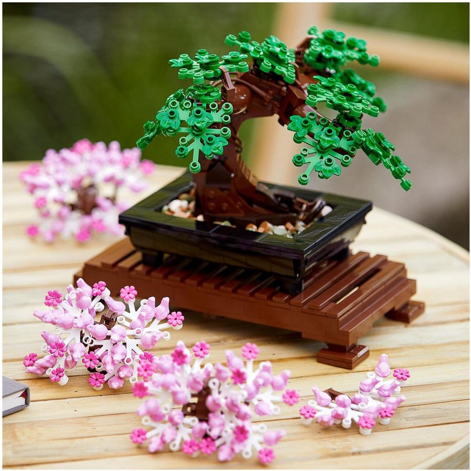 LEGO® Bonsai Baum (10281), Lego Botanicals Konstruktionsspielsteine, (878 St), Made in Europe