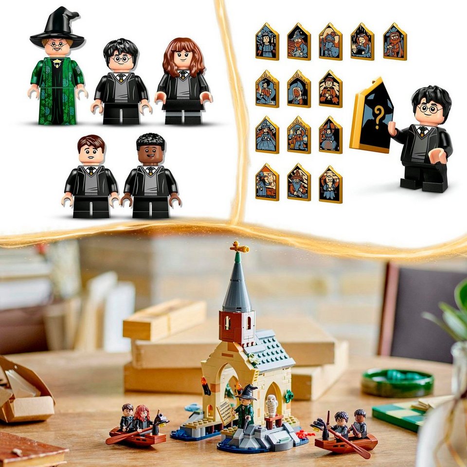 LEGO® Bootshaus von Schloss Hogwarts™ (76426), LEGO® Harry Potter™ Konstruktionsspielsteine, (350 St), Made in Europe