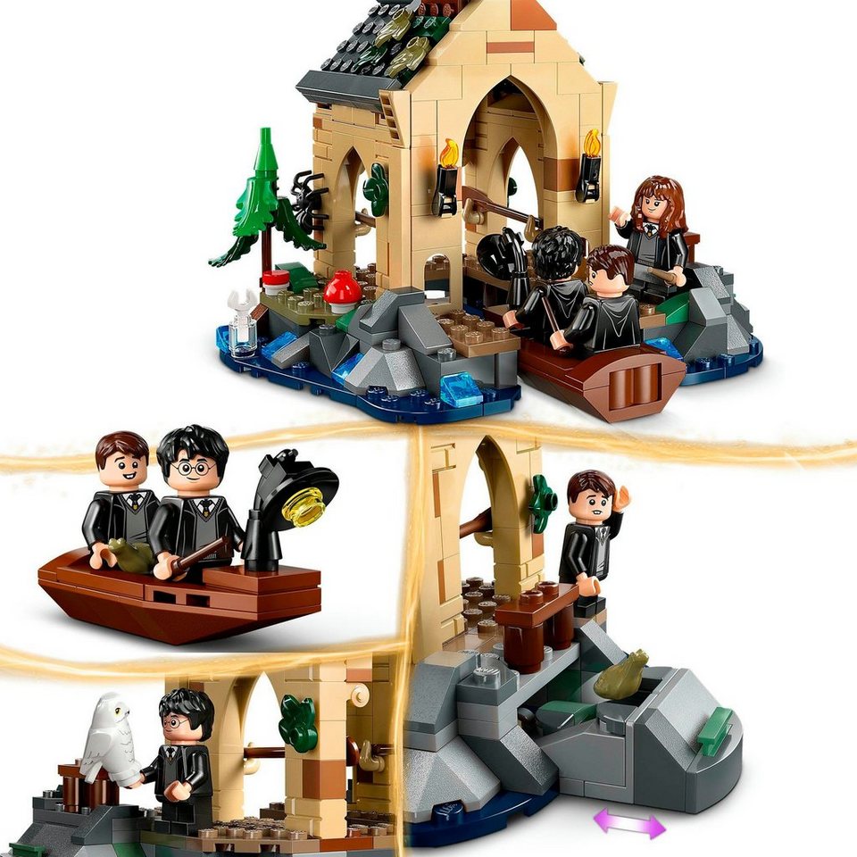 LEGO® Bootshaus von Schloss Hogwarts™ (76426), LEGO® Harry Potter™ Konstruktionsspielsteine, (350 St), Made in Europe