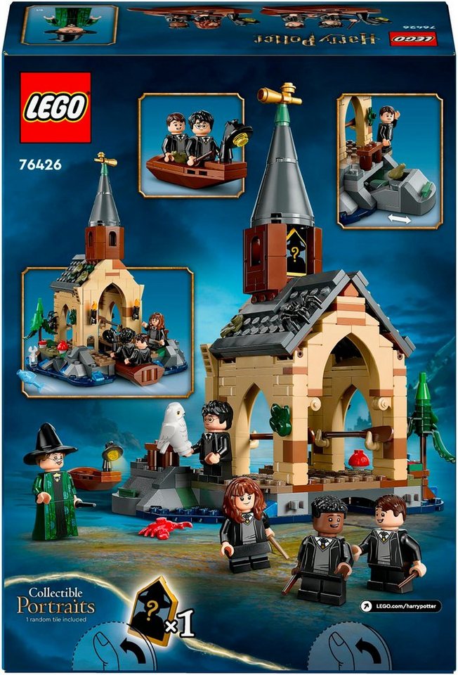 LEGO® Bootshaus von Schloss Hogwarts™ (76426), LEGO® Harry Potter™ Konstruktionsspielsteine, (350 St), Made in Europe