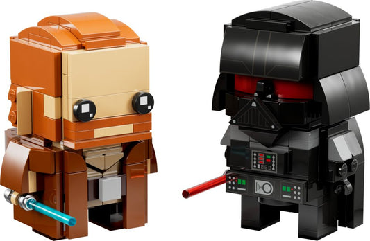 LEGO® BrickHeadz 40547 Obi-Wan Kenobi™ & Darth Vader™ Spielbausteine, (Set, 260 St., Set)