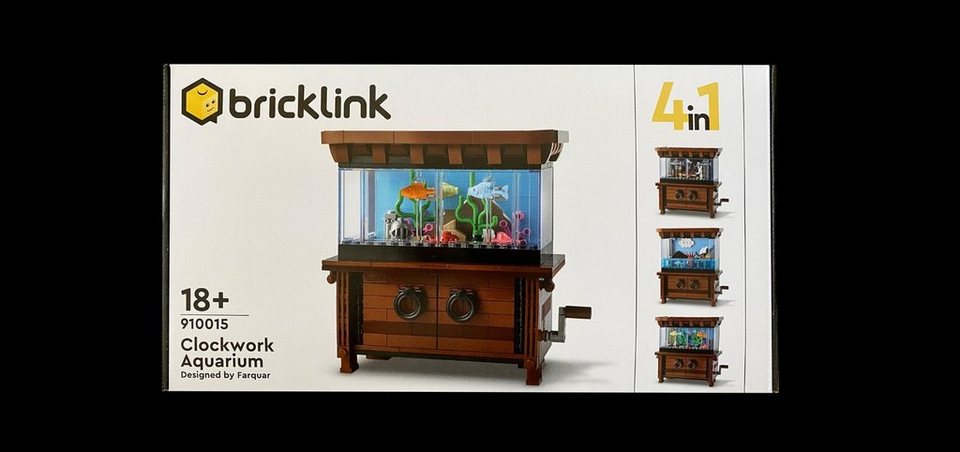 LEGO® Bricklink 910015 Clockwork Aquarium Spielbausteine, (876 St)