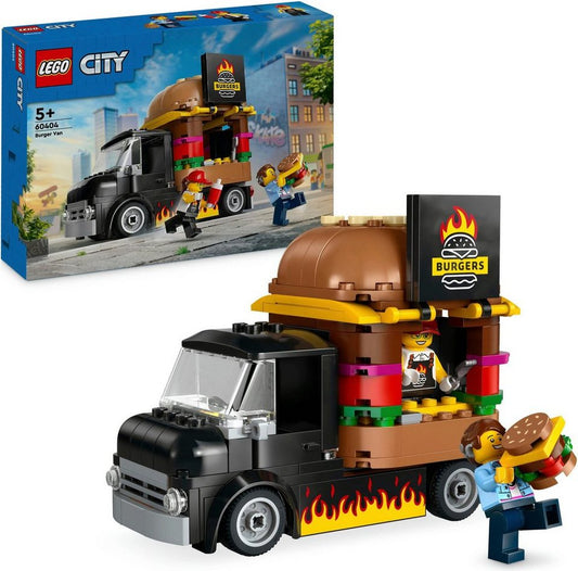 LEGO® Burger-Truck (60404), LEGO City Konstruktionsspielsteine, (194 St), Made in Europe