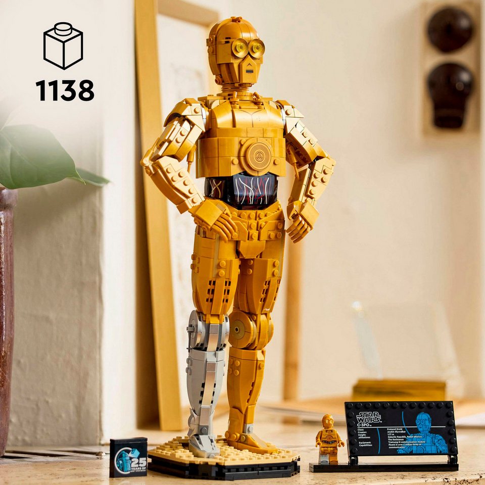 LEGO® C-3PO™ (75398), LEGO Star Wars ™ Konstruktionsspielsteine, (1138 St), Made in Europe