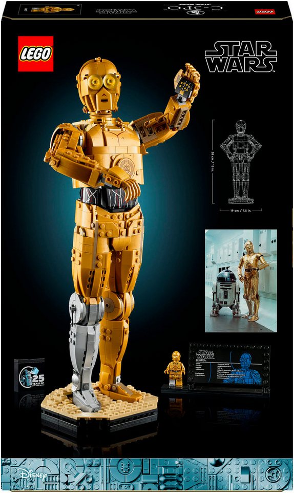 LEGO® C-3PO™ (75398), LEGO Star Wars ™ Konstruktionsspielsteine, (1138 St), Made in Europe