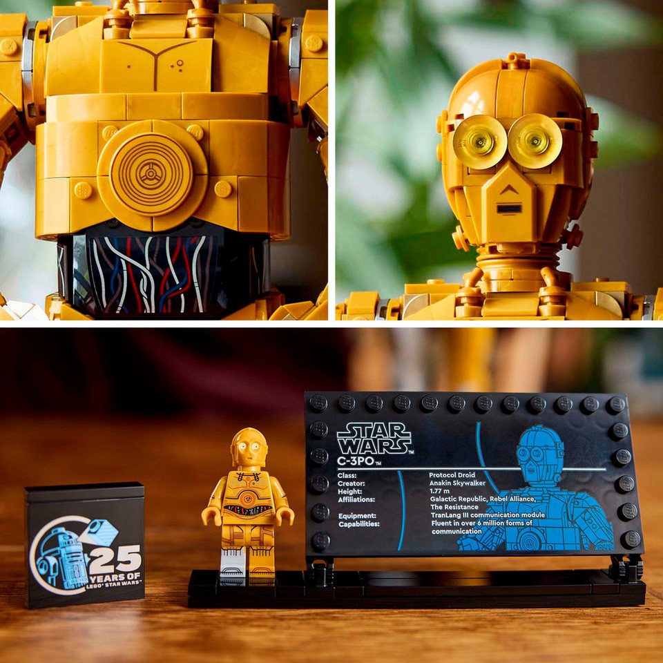 LEGO® C-3PO™ (75398), LEGO Star Wars ™ Konstruktionsspielsteine, (1138 St), Made in Europe