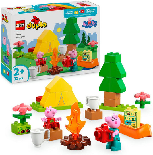 LEGO® Campingausflug (10452), LEGO® DUPLO Peppa Pig Konstruktionsspielsteine, (32 St), Made in Europe
