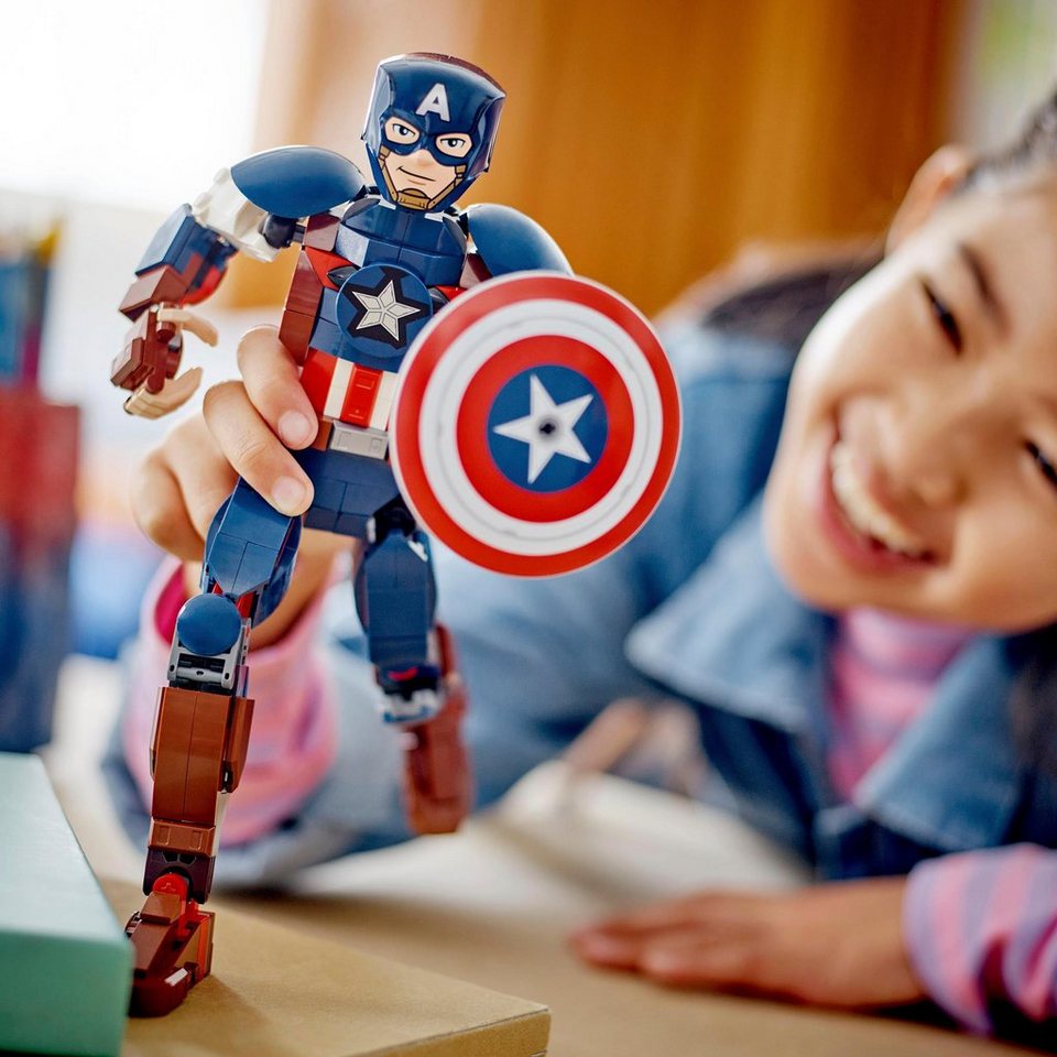 LEGO® Captain America Baufigur (76258), LEGO® Marvel Konstruktionsspielsteine, (310 St), Made in Europe
