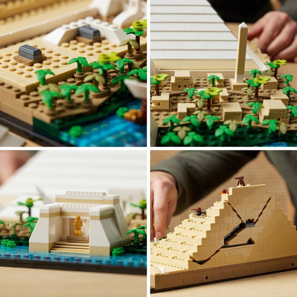 LEGO® Cheops-Pyramide (21058), LEGO® Architecture Konstruktionsspielsteine, (1476 St), Made in Europe