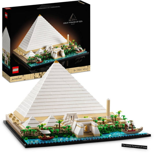 LEGO® Cheops-Pyramide (21058), LEGO® Architecture Konstruktionsspielsteine, (1476 St), Made in Europe