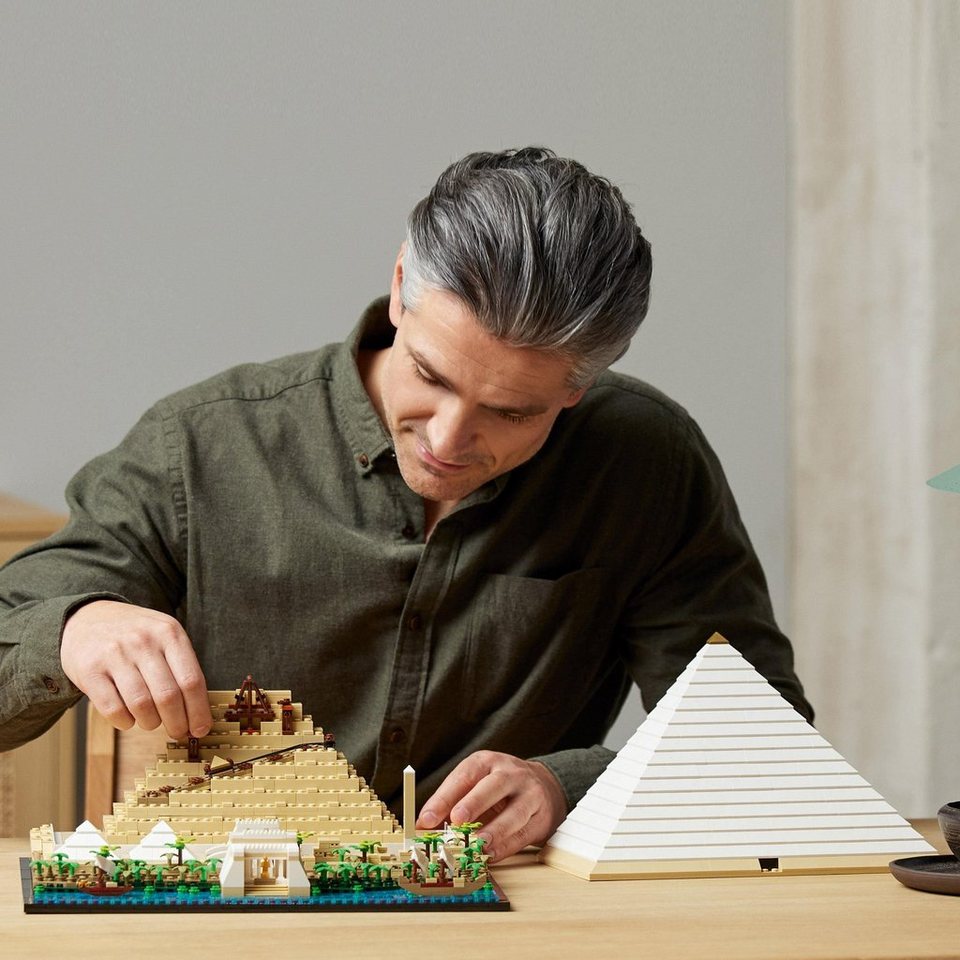 LEGO® Cheops-Pyramide (21058), LEGO® Architecture Konstruktionsspielsteine, (1476 St), Made in Europe