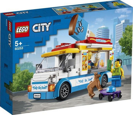 LEGO® City Eiswagen Konstruktionsspielsteine, (Eiswagen, Klemmbausteine), Made in Europe