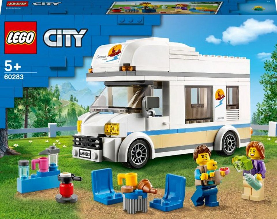 LEGO® City Ferien-Wohnmobil Konstruktionsspielsteine, (Ferien-Wohnmobil, Klemmbausteine), Made in Europe