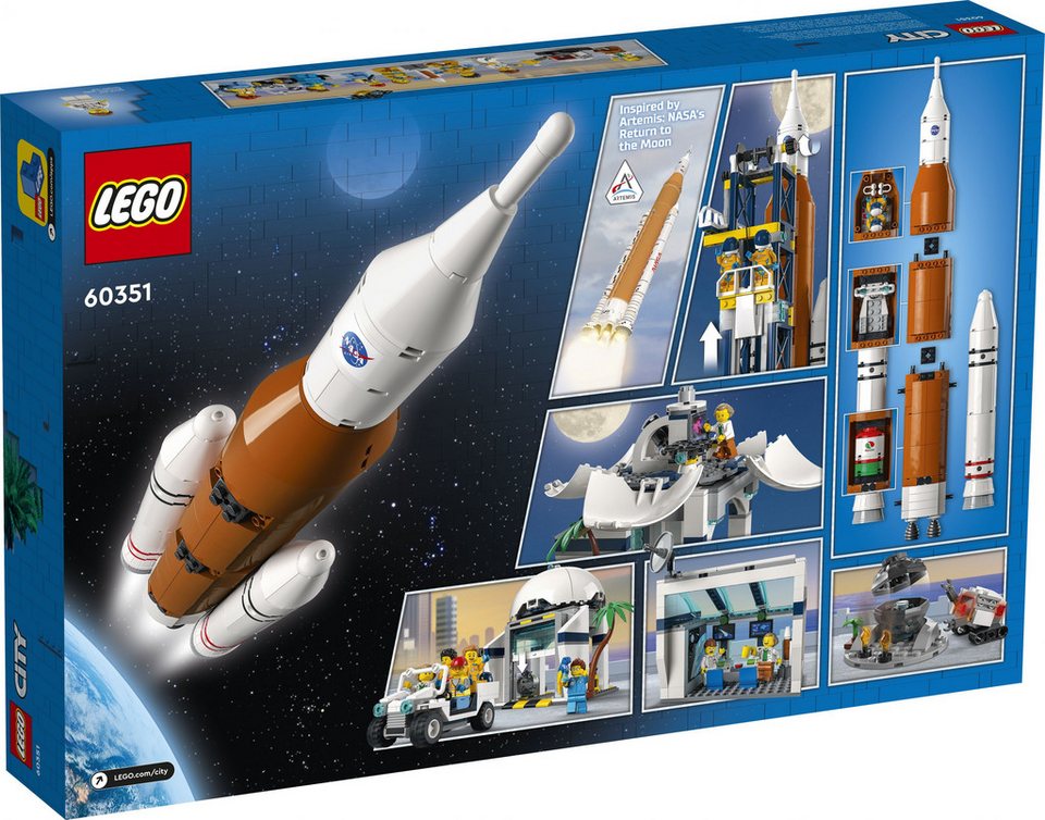 LEGO® City NASA Serie - Raumfahrtzentrum (60351) Konstruktions-Spielset, (1010 St., 60351)