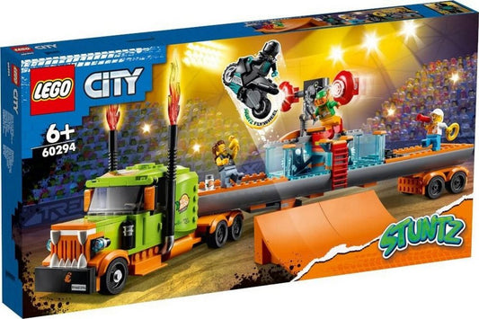 LEGO® City Stuntshow-Truck Konstruktionsspielsteine, (Stuntshow-Truck, Klemmbausteine), Made in Europe
