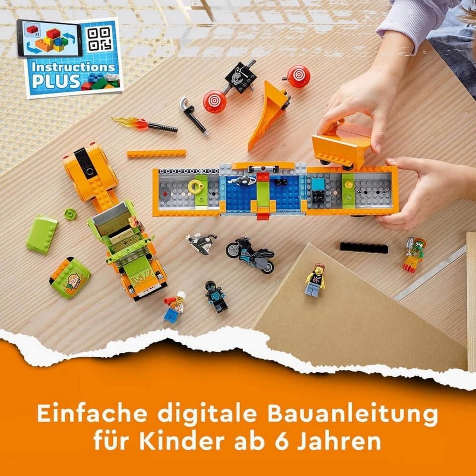 LEGO® City Stuntshow-Truck Konstruktionsspielsteine, (Stuntshow-Truck, Klemmbausteine), Made in Europe