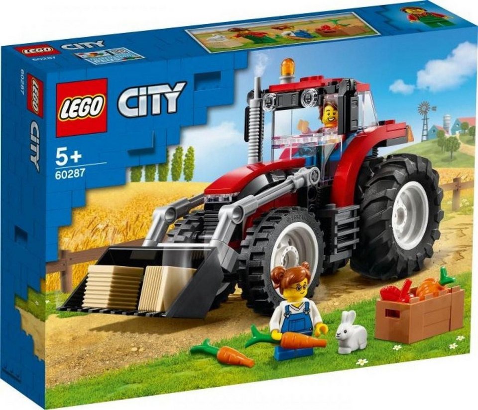 LEGO® City Traktor Konstruktionsspielsteine, (Traktor, Klemmbausteine), Made in Europe