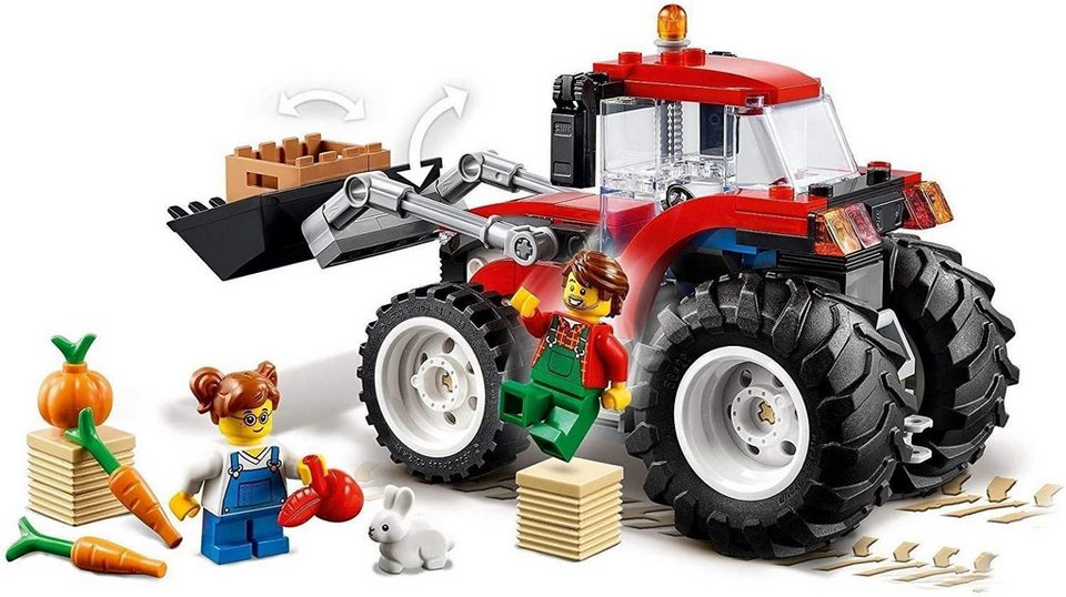 LEGO® City Traktor Konstruktionsspielsteine, (Traktor, Klemmbausteine), Made in Europe