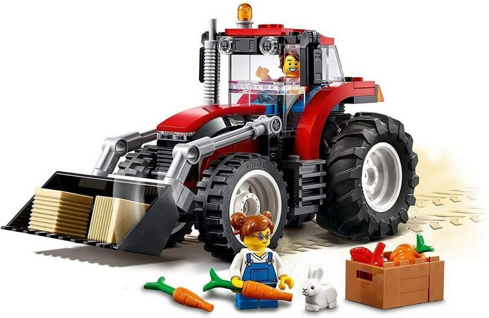 LEGO® City Traktor Konstruktionsspielsteine, (Traktor, Klemmbausteine), Made in Europe