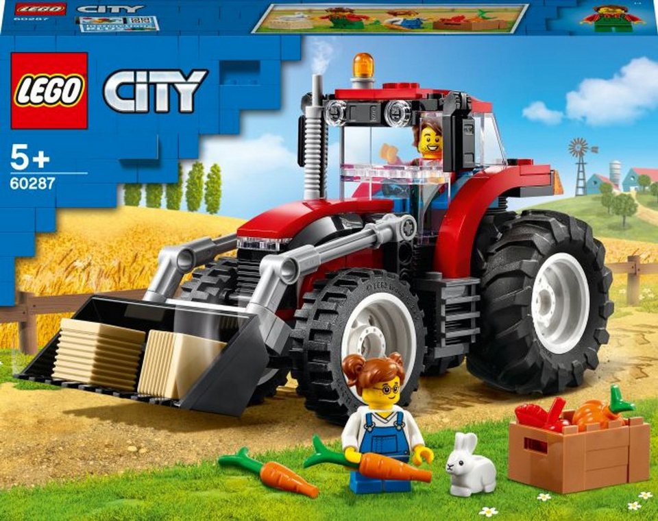 LEGO® City Traktor Konstruktionsspielsteine, (Traktor, Klemmbausteine), Made in Europe