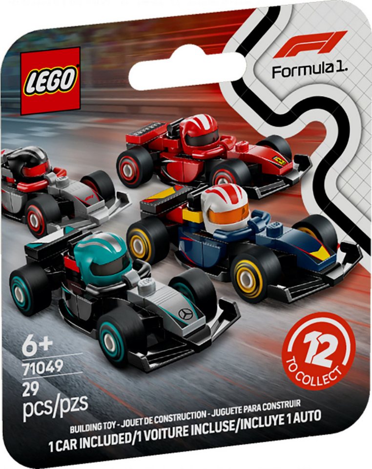 LEGO® Collectable Minifigures 71049 F1® Rennwagen zum Sammeln - 36er Box Spielbausteine