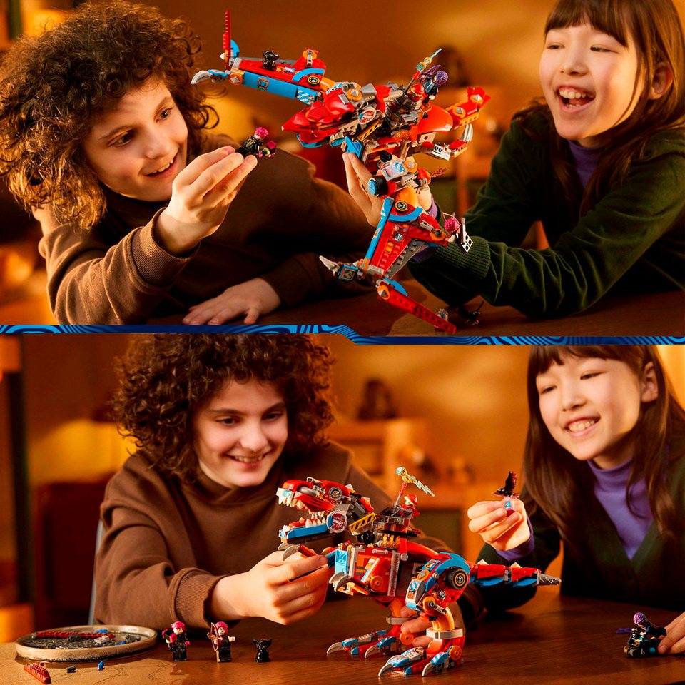 LEGO® Coopers Dino-Mech C-Rex (71484), LEGO DREAMZzz Konstruktionsspielsteine, (917 St), Made in Europe