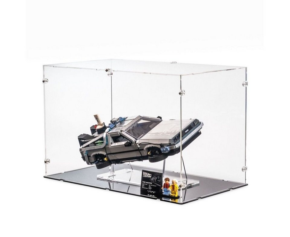 LEGO® Creator Expert 10300 - Die Zeitmaschine Inkl. Acryl Vitrine Spielbausteine, (Set, 1868 St), Aufklappbare Flügeltüren