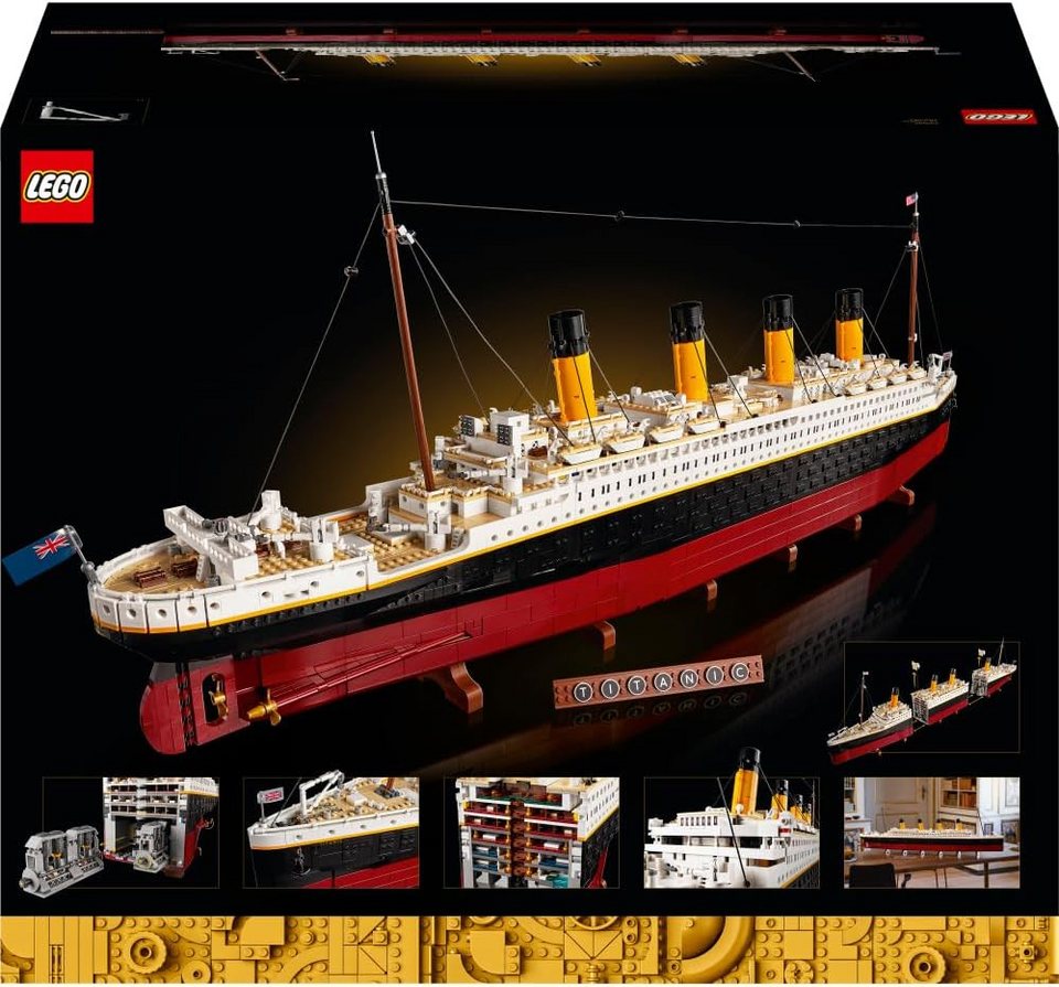 LEGO® Creator Expert - Titanic (10294) Konstruktions-Spielset, (9090 St)