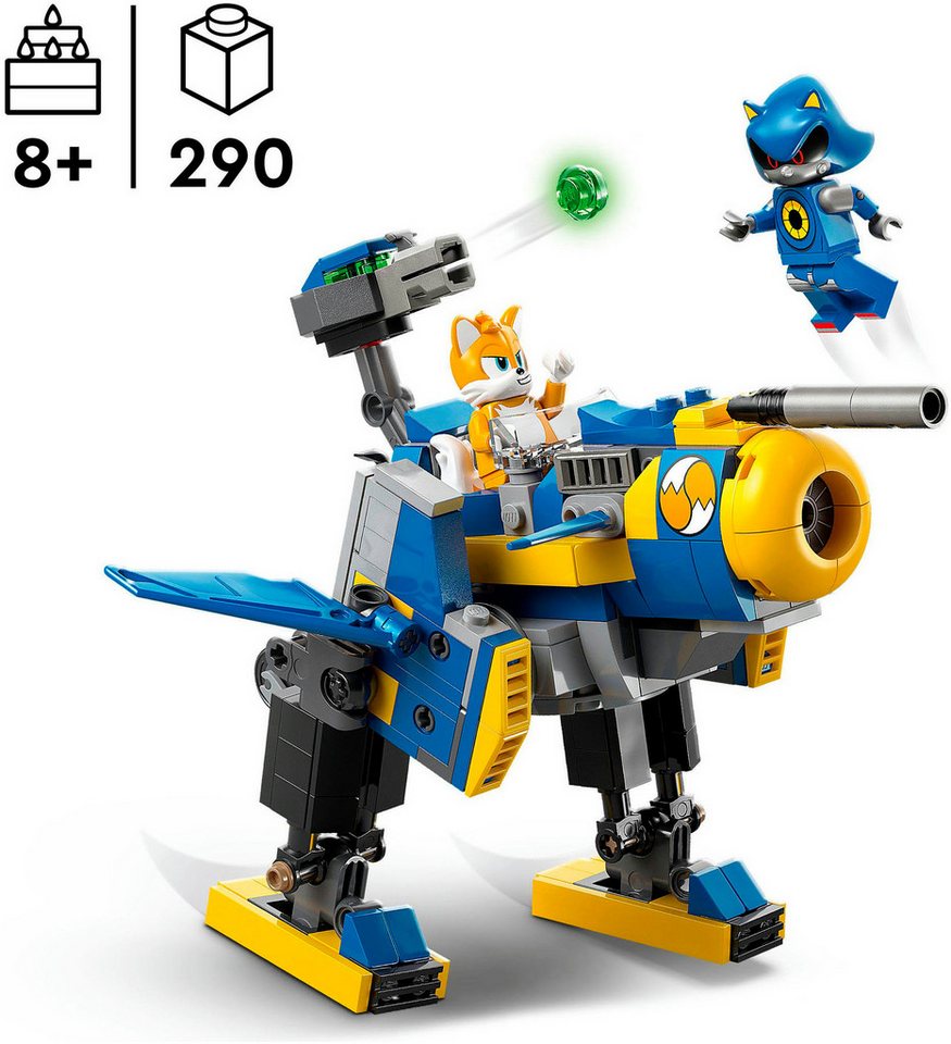 LEGO® Cyclone vs. Metal Sonic (77002), LEGO Sonic Konstruktionsspielsteine, (290 St), Made in Europe