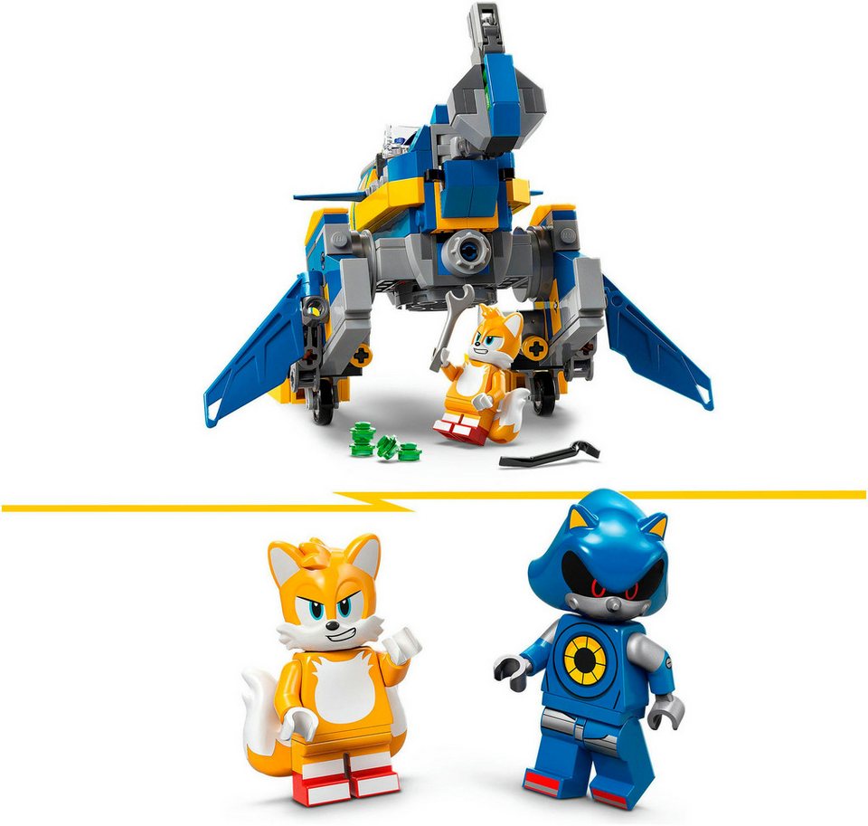 LEGO® Cyclone vs. Metal Sonic (77002), LEGO Sonic Konstruktionsspielsteine, (290 St), Made in Europe