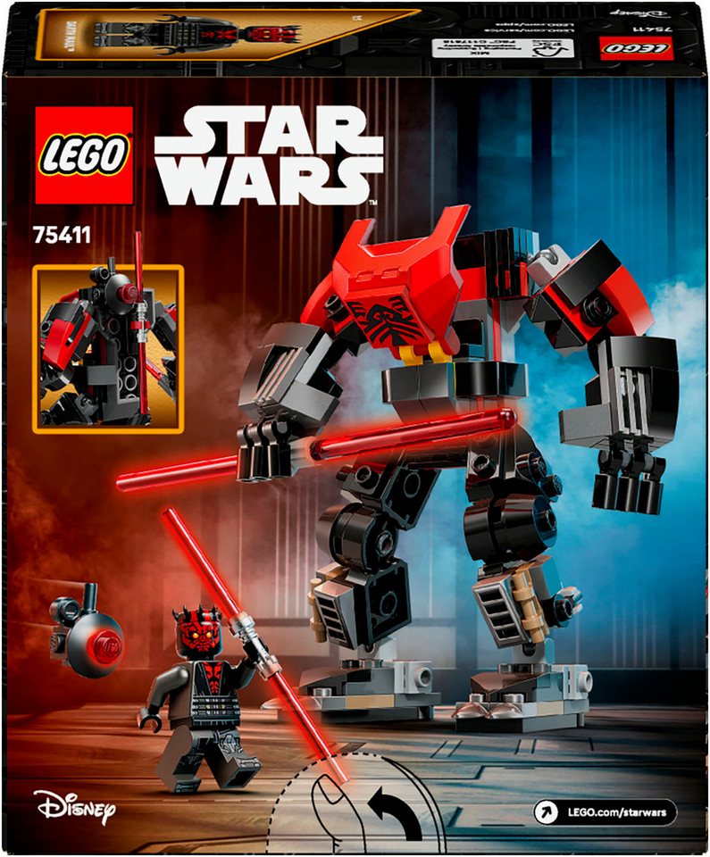 LEGO® Darth Maul Mech (75411), LEGO Star Wars™ Konstruktionsspielsteine, (143 St), Made in Europe