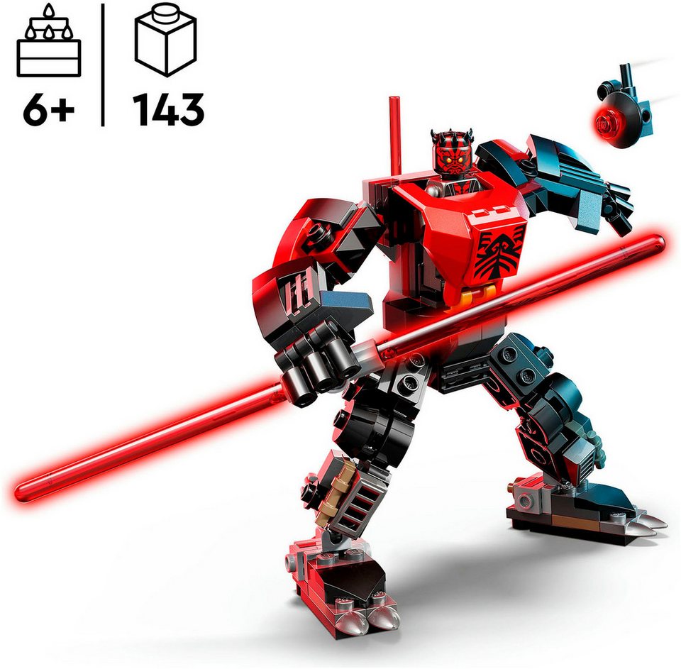 LEGO® Darth Maul Mech (75411), LEGO Star Wars™ Konstruktionsspielsteine, (143 St), Made in Europe