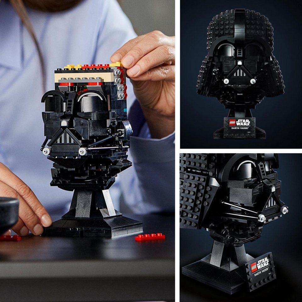LEGO® Darth-Vader™ Helm (75304), LEGO® Star Wars™ Konstruktionsspielsteine, (834 St), Made in Europe