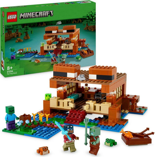 LEGO® Das Froschhaus (21256), LEGO Minecraft Konstruktionsspielsteine, (400 St), Made in Europe