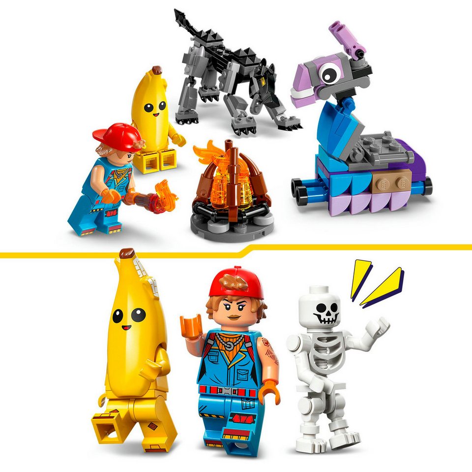 LEGO® Das Lager von Schali und der Zündkerzenkünstlerin (77075) Konstruktionsspielsteine, (250 St), LEGO Fortnite; Made in Europe