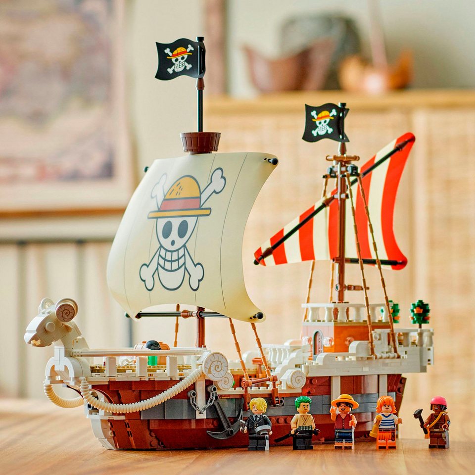 LEGO® Das Piratenschiff Flying Lamb (75639), LEGO One Piece Konstruktionsspielsteine, (1376 St), Made in Europe