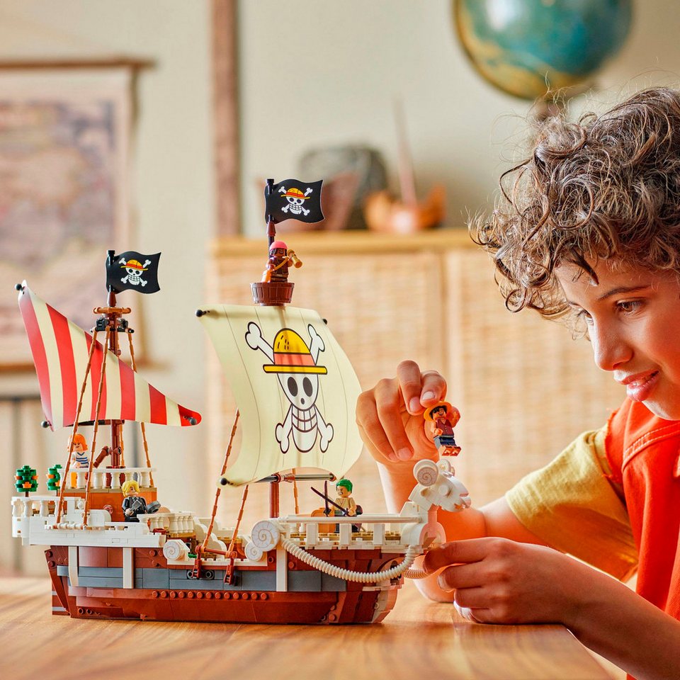 LEGO® Das Piratenschiff Flying Lamb (75639), LEGO One Piece Konstruktionsspielsteine, (1376 St), Made in Europe