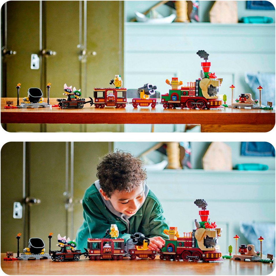 LEGO® Der Bowser-Schnellzug (71437), LEGO Super Mario Konstruktionsspielsteine, (1392 St), Made in Europe