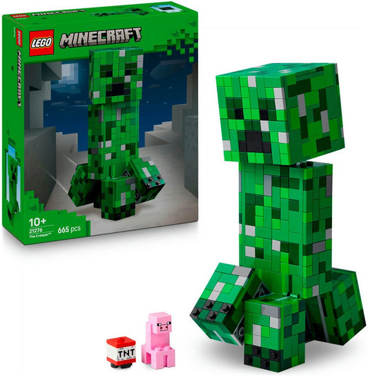 LEGO® Der Creeper (21276), LEGO Minecraft Konstruktionsspielsteine, (665 St), Made in Europe