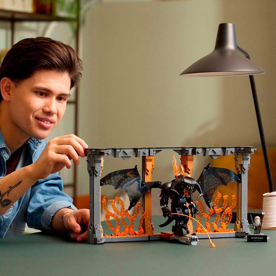 LEGO® Der Herr der Ringe: Balrog Bücherstütze (10367), LEGO Icons Konstruktionsspielsteine, (1201 St), Made in Europe