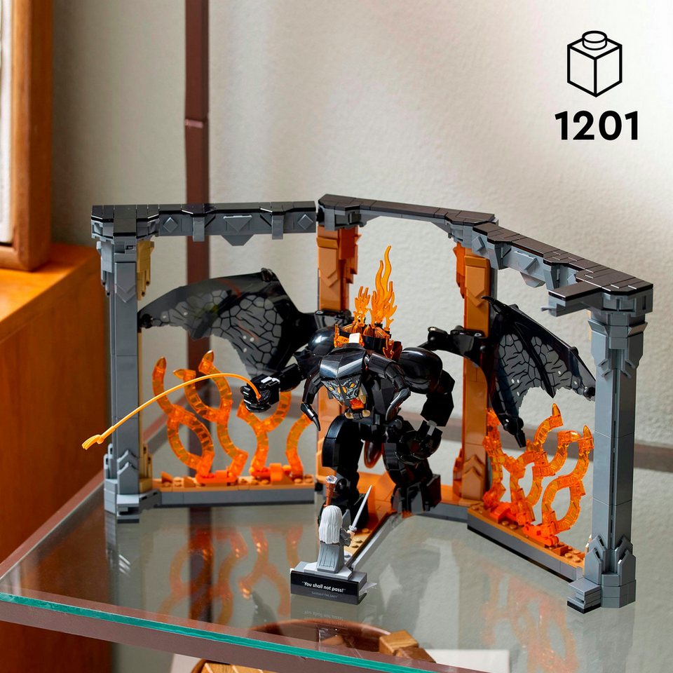 LEGO® Der Herr der Ringe: Balrog Bücherstütze (10367), LEGO Icons Konstruktionsspielsteine, (1201 St), Made in Europe